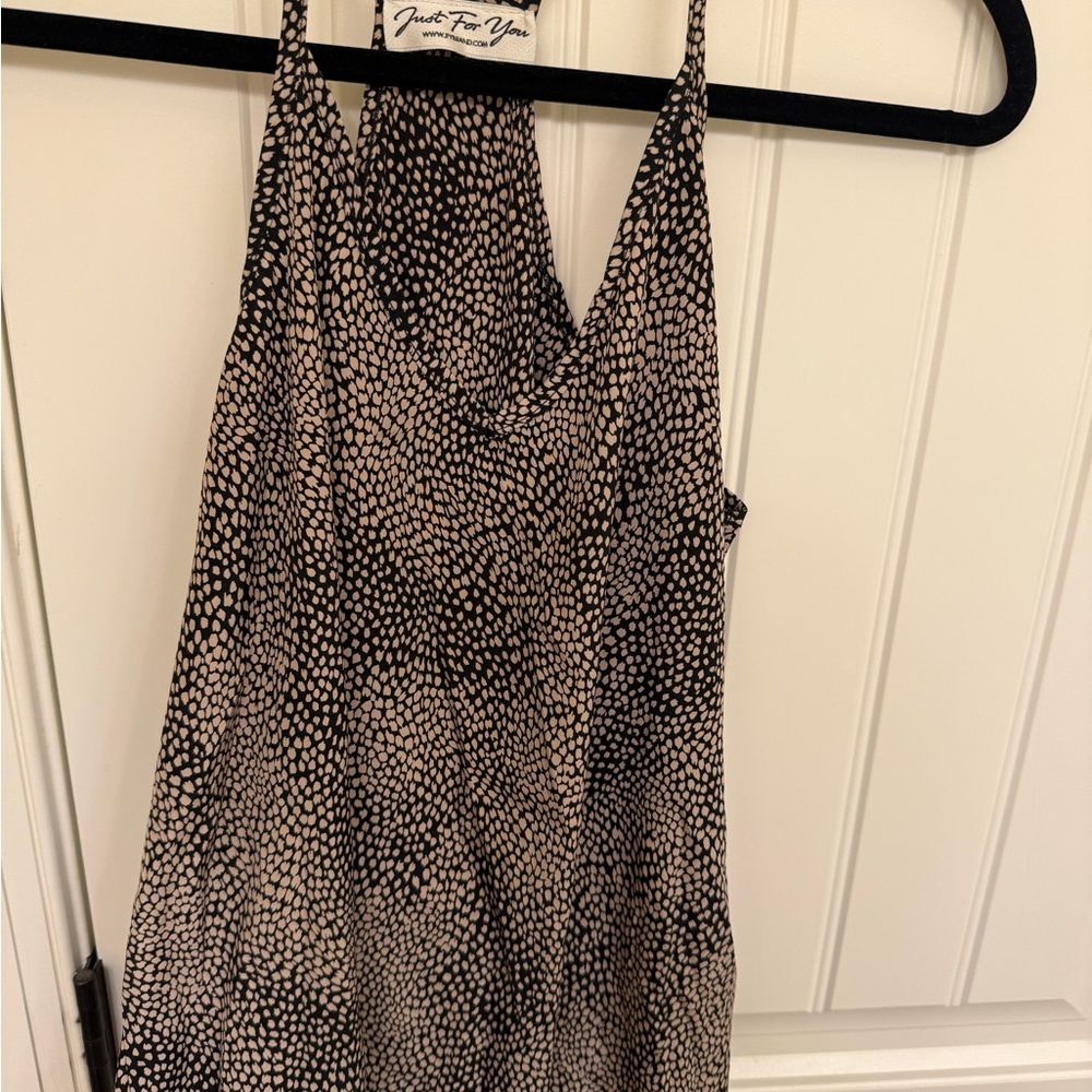 Black and White Spotted tank